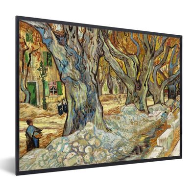 Poster - 80x60 cm - Die großen Platanen - Vincent van Gogh