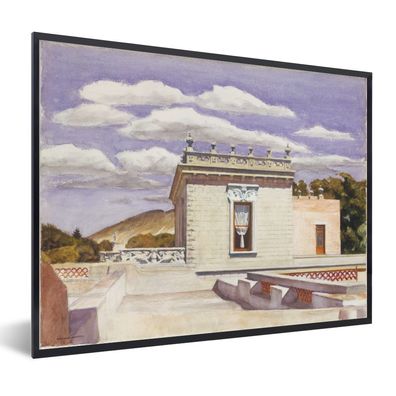 Poster - 40x30 cm - Saltillo Herrenhaus - Edward Hopper