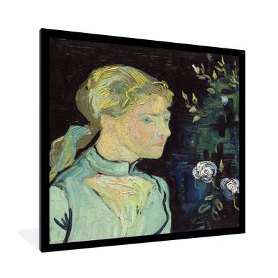 Poster - 40x40 cm - Porträt von Adeline Ravoux - Vincent van Gogh