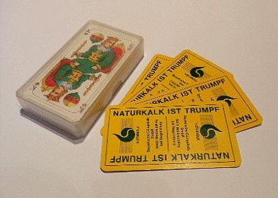 F.X. Schmid 36 Spielkarten Deutsches Blatt - Kartenspiel mit Naturkalk Werbung
