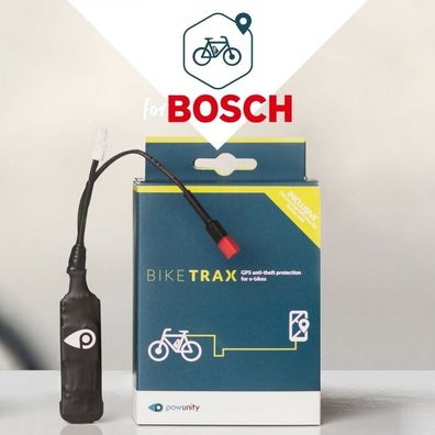 BikeTrax Powunity GPS-Tracker E-Bike Diebstahlschutz für Bosch Gen. 4 SMART