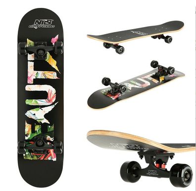 Nils Skateboard aus Holz Komplettboard für Kinder und Jugendliche ABEC 7