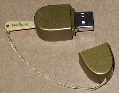 Langnese Magnum Eis Gold USB Stick mit 2GB Speicherstick