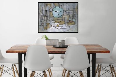 Poster - 80x60 cm - Stilleben mit Ingwerglas II - Piet Mondrian