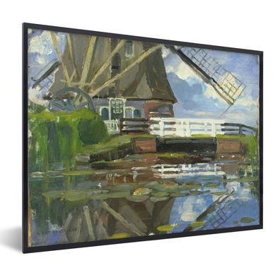 Poster - 80x60 cm - Mühle auf der Gein - Piet Mondrian