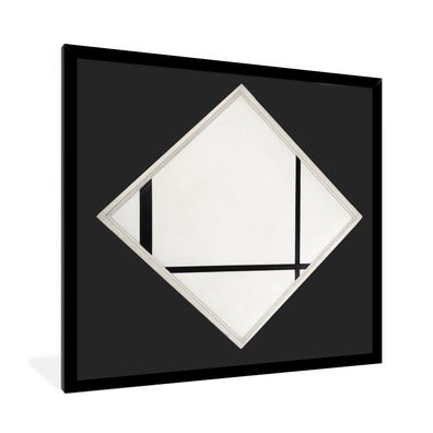 Poster - 40x40 cm - Komposition 4 - Piet Mondrian