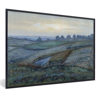 Poster - 80x60 cm - Landschaft bei Arnheim - Piet Mondrian