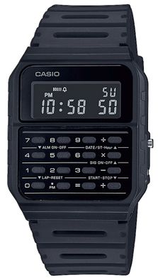 Casio Vintage Taschenrechner-Armbanduhr schwarz CA-53WF-1BEF