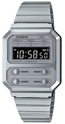 Casio Vintage Armbanduhr Digital Watch A100WE-7BEF