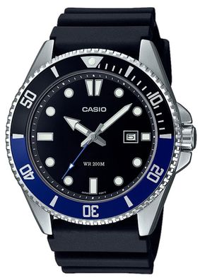 Casio Herren Armbanduhr Resinband MDV-107-1A2VEF