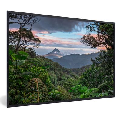 Poster - 90x60 cm - Dschungel - Gebirge - Costa Rica