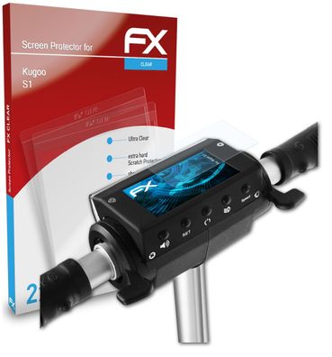 atFoliX Glasfolie für Xiaomi Mi Scooter 1S Panzerfolie 9H Schutzpanzer 