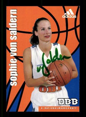 Sophie von Saldern Nationalmannschaft Original Signiert Basketball + 221362
