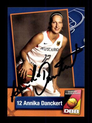 Annika Danckert Autogrammkarte Basketball Nationalmannschaft 2011-12 + A 145260