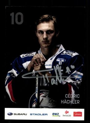 Cedric Hächler ZSC Lions 2016-17 Original Signiert Eishockey + A 222404