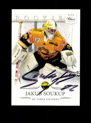 Jakub Soukup HC Verra Litrinov Autogrammkarte Original Signiert + A 222429