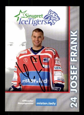 Josef Frank Nürnberger Ice Tigers 2007-08 Original Signiert + A 221964