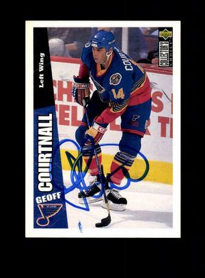 Geoff Courtnall NHL USA Autogrammkarte Original Signiert + A 222509