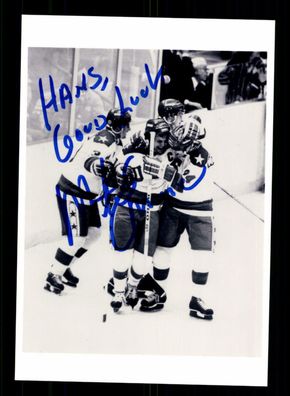 Unbekannt Eishockey USA Foto Original Signiert + G 35162