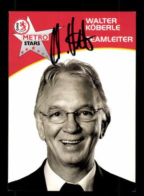 Walter Köberle Autogrammkarte Düsseldorfer EG Original Signiert + A 222107