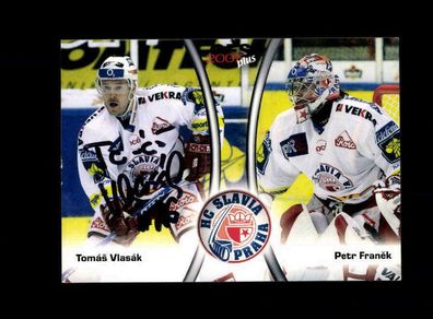 Tomas Vlasak HC Slavia Praha Autogrammkarte Original Signiert + A 222463