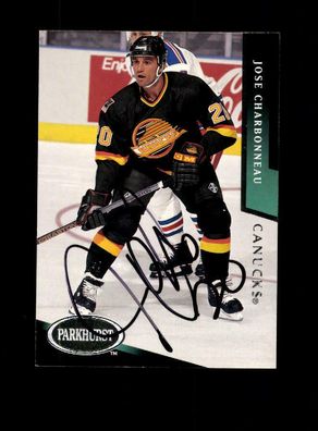 Jose Charbonneau NHL USA Autogrammkarte Original Signiert + A 222529