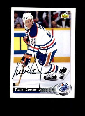 Vincent Damphousse NHL USA Autogrammkarte Original Signiert + A 222555