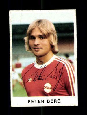Peter Berg Kickers Offenbach Bergmann Sammelbild 1975-76 Original Sign+ A 221217