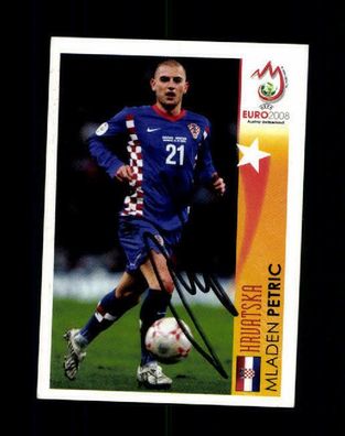 Mladen Petric Kroatien Panini Sammelbild Euro 2008 Original Signiert+ A 221226