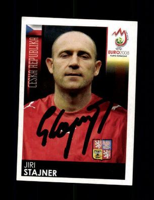 Jiri Stajner Tschechien Panini Sammelbild Euro 2008 Original Signiert+ A 221235