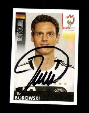 Tim Borowski Deutschland Panini Sammelbild Euro 2008 Original Signiert+ A 221238