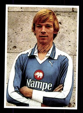 Ole Rasmussen Autogrammkarte Hertha BSC Berlin Spieler 70er Jahre Original Sign