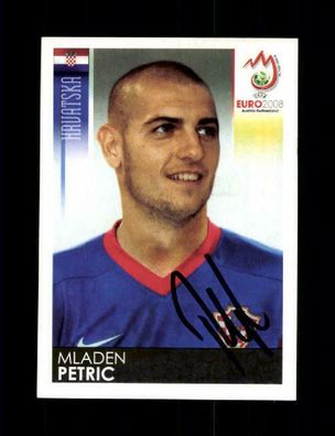 Mladen Petric Kroatien Panini Sammelbild Euro 2008 Original Signiert+ A 222026