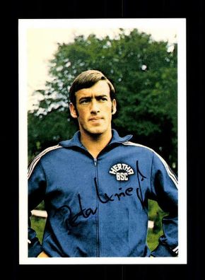 Peter Kiegl Hertha BSC Berlin Bergmann Automaten Sammelbild 1969 Original Signie