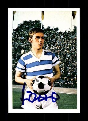 Rainer Budde MSV Duisburg Bergmann Automaten Sammelbild 1969 Original Signiert