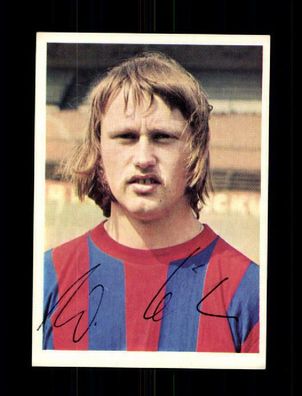 Wolfgang Keuken Wuppertaler SV Bergmann Sammelbild 1974-75 Original Signiert