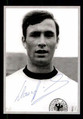 Klaus Hommrich Autogrammkarte DFB Amateur Nationalspieler 70er Jahre Orig Sign.