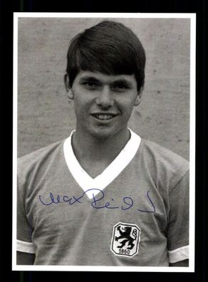 Max Reichenberger Autogrammkarte TSV 1860 München Spieler 60er Jahre Orig Sign