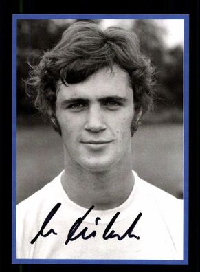 Peter Luebeke Autogrammkarte Hamburger SV Spieler 70er Jahre Original Signiert