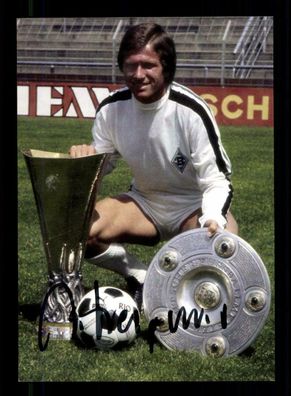 Jupp Heynckes Autogrammkarte Borussia Mönchengladbach Spieler 70er Jahre Orig Si