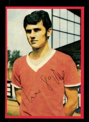 Werner Glass Autogrammkarte 1 FC Kaiserslautern Spieler 70er Jahre Orig Signiert