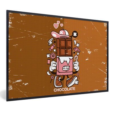 Poster - 90x60 cm - Schokolade - Retro - Verpackung