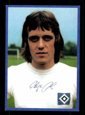 Edgar Nobs Autogrammkarte Hamburger SV Spieler 70er Jahre Original Signiert