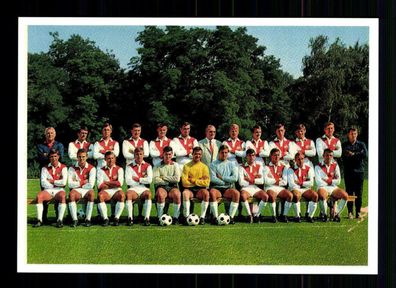 1 FC Köln Mannschaftskarte 1967-68