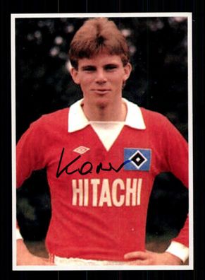 Andreas Karow Autogrammkarte Hamburger SV Spieler 70er Jahre Original Signiert