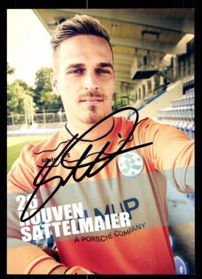 Rouven Sattelmaier Autogrammkarte Stuttgarter Kickers 2015-16 Original + A 113377