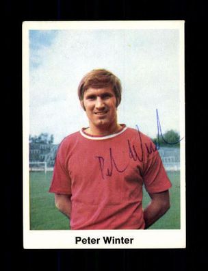 Peter Winter 1. FC Kaiserslautern Bergmann Sammelbild 1970-71 Original Si + A 58929