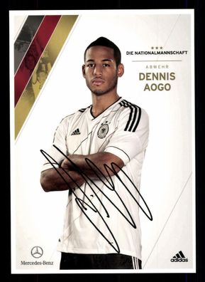 Dennis Aogo DFB Autogrammkarte 2012 Europameisterschaft 2012 D