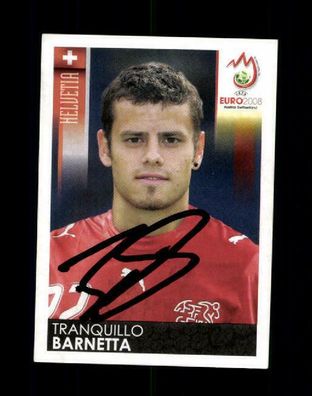 Tranquillo Barnetta Schweiz Panini Sammelbild Euro 2008 Original Sign+ A 221228