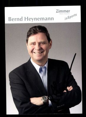 Bernd Heynemann Autogrammkarte DFB Schiedsrichter Original Signiert + A 221273